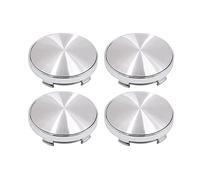 sourcing map 4pcs 60mm Dia 5 Clip Car Tyre Wheel Center Hub Cap Cover Silver Tone