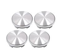 sourcing map 4pcs 60mm Dia 5 Lug Car Tyre Wheel Center Hub Caps Cover Silver Tone