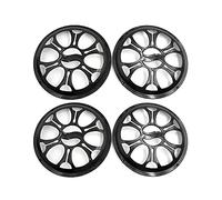 sourcing map 4pcs 7 Inch Black Plastic Car Audio Woofer Subwoofer Mesh Cover