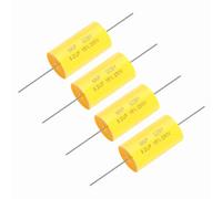 sourcing map 4Pcs 8.2uf Frequency Divider Capacitor, 250V Axial Audio Speaker Crossover MKP Film Capacitor