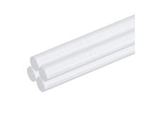 sourcing map 4pcs Acrylic Round Rods 1/8" x 12" Clear Acrylic Dowel Rods Sticks Plastic Sticks Strip for DIY Crafts Lighting Gardening Decorations - 3mm x 300mm