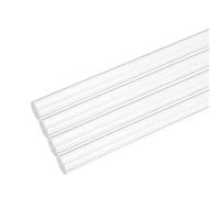 sourcing map 4pcs Acrylic Round Rods 11/16" x 8" Clear Acrylic Dowel Rods Sticks Plastic Sticks Strip for DIY Crafts Lighting Gardening Decoration - 18mm x 200mm