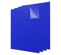 sourcing map 4Pcs Acrylic Sheets 12x12 Inch Acrylic Panel 1/8 Inch-3mm Plastic Board for Picture Frames Sign Holders DIY Display Projects Craft, Dark Blue