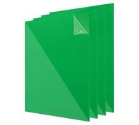 sourcing map 4Pcs Acrylic Sheets 12x12 Inch Acrylic Panel 1/8 Inch-3mm Plastic Board for Picture Frames Sign Holders DIY Display Projects Craft, Clear Green