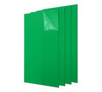 sourcing map 4Pcs Acrylic Sheets 12x6 Inch Acrylic Panel 1/8 Inch-3mm Plastic Board for Picture Frames Sign Holders DIY Display Projects Craft, Green