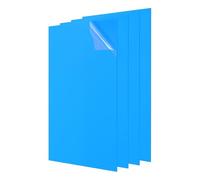 sourcing map 4Pcs Acrylic Sheets 12x8 Inch Acrylic Panel 1/8 Inch-3mm Plastic Board for Picture Frames Sign Holders DIY Display Projects Craft, Blue