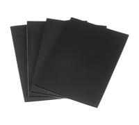 sourcing map 4pcs Adhesive Rubber Padding Sheets 1/4" Thick x 8" Long x 12" Wide Neoprene Foam Sheet Self Stick Non-Slip Anti Vibration Pads, Anti-Skid Noise
