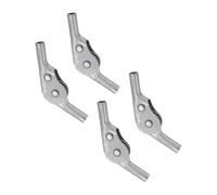 sourcing map 4Pcs Adjustable Sofa Hinge, 180 Degree 3 Gear Support Joint Folding Table Brackets Furniture Replacement Parts for Sofas and Outdoor Beach Chairs