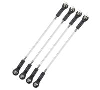 sourcing map 4Pcs Adjustable Turnbuckles Camber Link, 100mm Turnbuckle Rod Steering Servo Linkage with M3 Ball Head Rod Ends for RC Car Replace Parts
