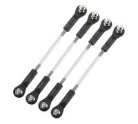 sourcing map 4Pcs Adjustable Turnbuckles Camber Link, 50mm Turnbuckle Rod Steering Servo Linkage with M3 Ball Head Rod Ends for RC Car Replace Parts