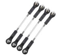sourcing map 4Pcs Adjustable Turnbuckles Camber Link, 74-84mm Turnbuckle Rod Steering Servo Linkage with M3 Ball Head Rod Ends for RC Car Replace Parts