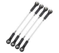 sourcing map 4Pcs Adjustable Turnbuckles Camber Link, 75mm Turnbuckle Rod Steering Servo Linkage with M3 Ball Head Rod Ends for RC Car Replace Parts