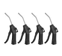 sourcing map 4pcs Air Blow Gun 4.25" High Flow Air Compressor Blow Gun with Angled Bent for Industrial Household Air Tools Removing Dust Cleaning