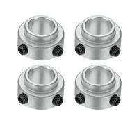 sourcing map 4pcs Aluminium Alloy Shaft Collar, 1/2" ID 7/8" OD 1/2" Thickness Bore Shaft Locking Collars for Gearbox Assemblies, Machine Tools, Industrial Use ID 12mm OD 22mm