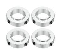 sourcing map 4pcs Aluminium Alloy Shaft Collar, 1" ID 1 5/8" OD 1/2" Thickness Bore Shaft Locking Collars for Gearbox Assemblies, Machine Tools, Industrial Use ID 25mm OD 42mm