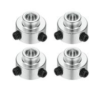 sourcing map 4pcs Aluminium Alloy Shaft Collar, 3/16" ID 9/16" OD 7/16" Thickness Bore Shaft Locking Collars for Gearbox Assemblies, Machine Tools, Industrial Use ID 5mm OD 14mm