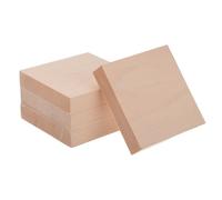 sourcing map 4Pcs Basswood Carving Block, 0.8"x4"x4" Square Wooden Dowels Blocks Wood Pieces for DIY, Arts Decoration, Crafts Whittling, Hand Carved