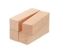 sourcing map 4Pcs Basswood Carving Block, 1.2"x1.2"x4" Square Wooden Dowels Blocks Wood Pieces for DIY, Arts Decoration, Crafts Whittling, Hand Carved