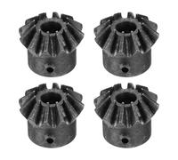sourcing map 4pcs Bevel Gear 2 Module 1:1 Reduction Rate 12T 8mm Hole Dia Bevel Pinion Gear, 90 Degree Steering Gear for Hardware Mechanical Rotation