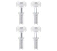 sourcing map 4pcs Bi-Fold Closet Spring 7/8" OD Loaded Top Roller Guide Wheel for Folding Pocket Door Accordion Door Barn Door