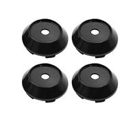 sourcing map 4pcs Black 68mm Dia 6 Lugs Car Tire Wheel Center Hub Cap Cover