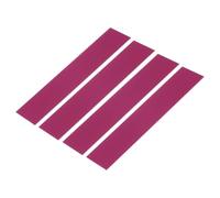 sourcing map 4pcs Blank Engraving Name Plate, 8"x2" Personalized Custom Office Desk Name Plates for DIY Laser Printing, Light Red/White