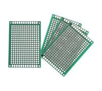 sourcing map 4Pcs Breadboard Solderable 60mm x 40mm Green Circuit PCB Board Double Sided Tin-Plated PCB Prototype Board for Electronics Prototyping, DIY Circuits Projects