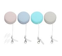 sourcing map 4Pcs Candy Colors Phone Screen Cleaner, Blue Khaki Pink Green Phone Screen Cleaning Wipes, Fingerprint Proof Cleaning Ball for Mobile Phones Computers Car Screens