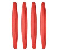 sourcing map 4pcs Car Bumper Guard Strip Anti-Collision Anti-Scratch Bumper Protector Trim Universal Front and Rear Bumper Guard for Cars SUV Pickup Truck, Red