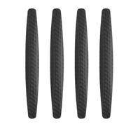 sourcing map 4pcs Car Door Edge Guards Protectors Anti-Collision Side Door Edge Protector Trim Strip Anti-Scratch Universal Vehicle Exterior Accessories for Cars SUV Pickup Truck, Black