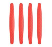 sourcing map 4pcs Car Door Edge Guards Protectors Anti-Collision Side Door Edge Protector Trim Strip Anti-Scratch Universal Vehicle Exterior Accessories for Cars SUV Pickup Truck, Red