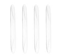sourcing map 4pcs Car Door Edge Guards Protectors PU Anti-Collision Side Door Edge Protector Trim Strip Anti-Scratch Universal Vehicle Exterior Accessories for Car SUV Pickup Truck, Clear
