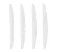 sourcing map 4pcs Car Door Edge Guards Protectors Silicone Side Doors Edge Protector Trim Strip Anti-Scratch Universal Vehicle Exterior Accessories for Car SUV Pickup Truck, White