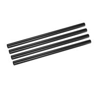 sourcing map 4Pcs Carbon Fiber Tubes 22 x 25 x 500mm Plain Weave Glossy Surface Rod 3K Roll Wrapped Carbon Round Tubing for RC Airplane Quadcopter Multicopter