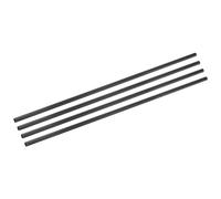 sourcing map 4Pcs Carbon Fiber Tubes 8 x 10 x 500mm Matte Surface Rod 3K Roll Wrapped Carbon Round Tubing for RC Airplane Quadcopter Multicopter