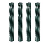 sourcing map 4Pcs Compression Spring 3/8" OD 3 L, Alloy Steel Flat Wire