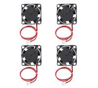 sourcing map 4Pcs DC 24V 2510 3D Printer Cooling Fan, Mini Brushless Fan with A1-Type 2.54mm Positive Terminals Hydraulic Bearing 15000 RPM for Heat Sink Cooling
