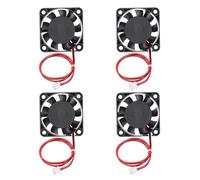 sourcing map 4Pcs DC 24V 4010 3D Printer Cooling Fan 8000 RPM | Mini Brushless Fan with A1-Type 2.54mm Positive Terminals Hydraulic Bearing for Heat Sink Cooling