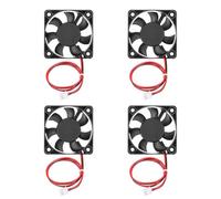 sourcing map 4Pcs DC 24V 5010 5012 3D Printer Cooling Fan, Mini Brushless Fan with A1-Type 2.54mm Positive Terminals Hydraulic Bearing 6016 RPM for Heat Sink Cooling
