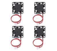 sourcing map 4Pcs DC 5V 2510 3D Printer Cooling Fan, Mini Brushless Fan with A1-Type 2.54mm Positive Terminals Hydraulic Bearing 9000 RPM for Heat Sink Cooling