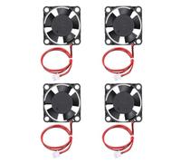 sourcing map 4Pcs DC 5V 3010 3D Printer Cooling Fan, Mini Brushless Fan with A1-Type 2.54mm Positive Terminals Hydraulic Bearing 8000 RPM for Heat Sink Cooling