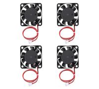 sourcing map 4Pcs DC 5V 4010 3D Printer Cooling Fan, Mini Brushless Fan with A1-Type 2.54mm Positive Terminals Hydraulic Bearing 8000 RPM for Heat Sink Cooling
