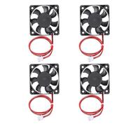 sourcing map 4Pcs DC 5V 5010 5012 3D Printer Cooling Fan, 5116 RPM for Heat Sink Cooling