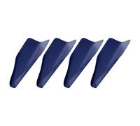 sourcing map 4pcs Draining Tool Oil Funnel 14.8" x 6.9" Soft Leather Flexible Reusable Drain Oil Funnel for Trucks Motorcycles Automobiles, Blue