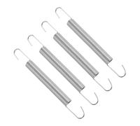 sourcing map 4Pcs Extension Spring, Stainless Steel Small Springs with Dual Hook Mechanical Compression Spring for Home Furniture Repair 1.2mm Wire Dia x 10mm OD x 115mm Length