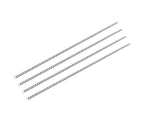 sourcing map 4Pcs Extension Springs, 0.7 x 5 x 300mm 304 Stainless Steel Extended Compression Spring Steel Dual Hook Tension Springs for Machinery Construction Home Repairs