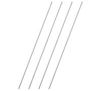 sourcing map 4Pcs Fully Threaded Rod, M2.5 x 2.5x0.45mm Pitch 304 Stainless Steel Right Hand Threads Studs, 250mm/10" Long Threaded Screw Rods Fasteners for Anchors Bolts Hangers Clamps U Bolts