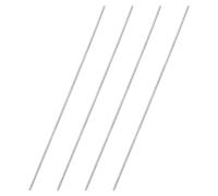sourcing map 4Pcs Fully Threaded Rod, M2 x 0.4mm Pitch 304 Stainless Steel Right Hand Coarse Threads Studs, 190mm/7 Inch Threaded Screw Rods Fasteners for Anchors Bolt Hangers Clamp U Bolt