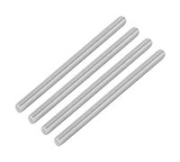 sourcing map 4Pcs Fully Threaded Rod, M6 x 90mm 304 Stainless Steel Right Hand Thread Bar Studs M6-1 Thread Pitch for Furniture Machinery Assembly
