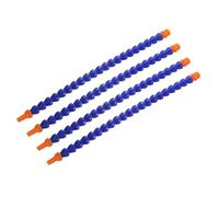 sourcing map 4Pcs G1/2" Thread Flexible Water Oil Coolant Pipe Hose, 500mm Plastic Adjustable Round Nozzle Cooling Pipe Hose with Internal Tube for Lathe CNC Water Cooling System